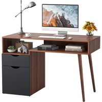 Computertisch für das Heimbüro Schreibtisch Bürotisch für PC Computer Braun