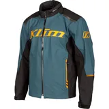 Klim Enduro S4, Textiljacke wasserdicht - Petrol/Schwarz/Orange - XL
