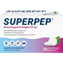 Hermes Arzneimittel Superpep Reise Kaugummi-Dragees 20mg
