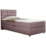 panda möbel gmbh Boxbett Reve, 90x200, 100x200, 120x200, Boxbett mit Bettkast und Topper rosa