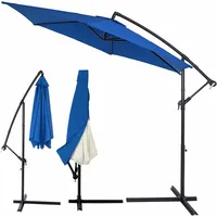 Kingsleeve Ampelschirm Blau Alu Ø330cm UV-Schutz 50+ - Abdeckung