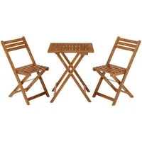 Juskys Bala Set 3-tlg. Braun