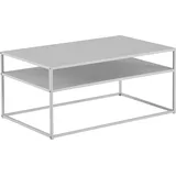 Wohnling Couchtisch 100 cm Metall Weiß