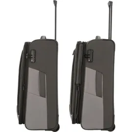 Travelite Viia Koffer-Set 3-tlg. grau/anthrazit