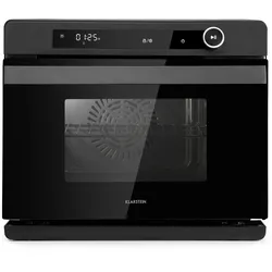 Klarstein VaporChef Dampfbackofen 230 °C 31 l Drehregler EEK A Schwarz