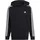 Adidas Essentials 3-Streifen Fleece Kapuzenjacke Black / White 140