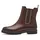 Marco Tozzi Damen Chelsea Boots Flach mit Reißverschluss, Braun - Gr.: 38
