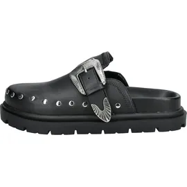 Steve Madden Pantoletten Pantoletten Leder - Schwarz - 37