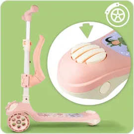 MalPlay Scooter mit Sitz Rosa