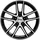Platin P73 8,0 x 19 5 x 112 ET38 Schwarz