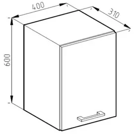 Vicco Hängeschrank R-Line J-Shape