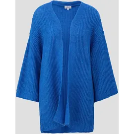 S.Oliver Locker gestrickter Cardigan, Damen, blau,