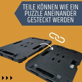 GarPet 4x Transportroller Rollbrett Transportrollen Rollbrett Werkstatt Pflanzen Rollbretter Transport Möbelrollen flach Pflanzenroller eckig