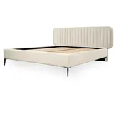 Fun Möbel Polsterbett Doppelbett Miami 140x200cm Komplettset In Stoff Riviera Hellbeige
