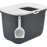 Savic Katzentoilette Hop In schwarz/weiß