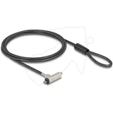 DeLock Laptop Schloss Schlüsselschloss inkl. 2 Schlüssel für HP Slot 1.80 schwarz