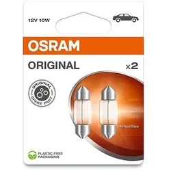 OSRAM ORIGINAL 6438-2BL 31mm 12V 10W