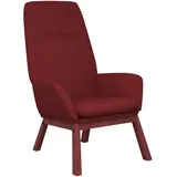 vidaXL Relaxsessel Weinrot Stoff