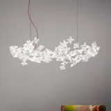 Slamp Design Hängelampe Hanami Suspension, dimmbar, für Wohn- / Esszimmer, Kunststoff, Design, Pendelleuchte - 53 cm - 35 cm - 25 cm