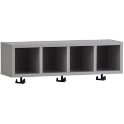 Tchibo - Regal »Balto« - 60x17,5x20cm - schwarz - Holz / Metall