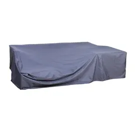 Svita California Gartenlounge Set mit Abdeckhaube Polyrattan Schwarz