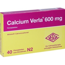 VERLA Calcium Verla 600 mg Filmtabletten 40 St.