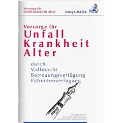RNK 67602/66321 Krankheit Broschüre Vorsorge Unfall 9783406796098 RNK
