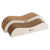 D&D Archie Kratzwelle 75 x 18,5 cm braun/beige