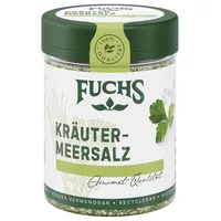 Fuchs Gewürze - Kräutermeersalz - zum Verfeinern von Kartoffelgerichten oder Dips - natürliche Zutaten - 80 g in wiederverwendbarer, recyclebarer Dose