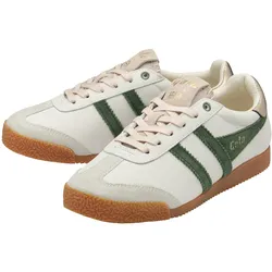Gola Sneaker Elan Carnaby 2025 - Made in England - offweiss/rosa/immergrün Damen