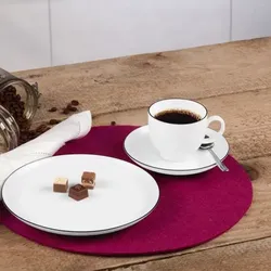 Seltmann Weiden Lido Black Line Kaffeeservice 18tlg.