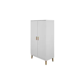 les tendances Kleiderschrank Kubi 55 x 184 x 0 cm Weiß