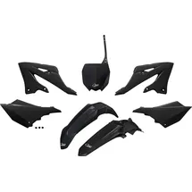 UFO Plastik Kit Schutzblech Schwarz für Yamaha YZ 125 2022-2024