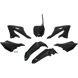 UFO Plastik Kit Schutzblech Schwarz für Yamaha YZ 125 2022-2024
