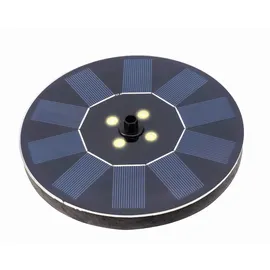 GORANDO LED Solar Teichpumpe schwimmende Fontäne D: 16cm in schwarz | Gr.: onesize