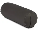 bodhi Yoga Mini-Bolster (rund), Nackenrolle, Eco, Buchweizenschalen Anthrazit 1 St