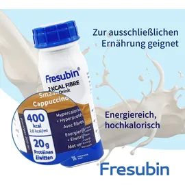 Fresenius Fresubin 2 KCAL FIBRE Drink Cappuccino 24x200ml Trinkflasche