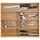 Zeller Bamboo Besteckkasten 44 x 30,6 x 4,3 cm