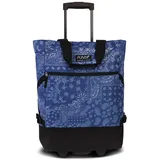 Punta Wheel Print Einkaufstrolley Einkaufsroller Shooping Trolley 10008, Farbe:Denim/Weiss