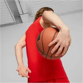 Puma Hoops Team Drycell Slvs Top red