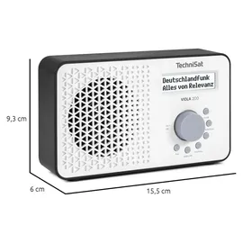 TechniSat Viola 200 weiß/schwarz