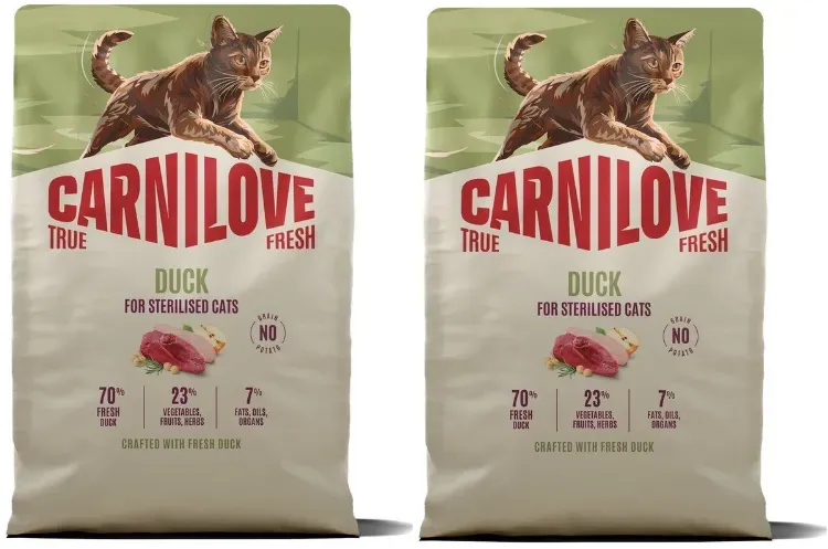 Carnilove True Fresh Cat Duck für kastrierte erwachsene Katzen 2x6kg