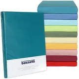 BASSETTI Spannbettlaken Jersey 90 x 190 - 100 x 220 cm Fuchsia