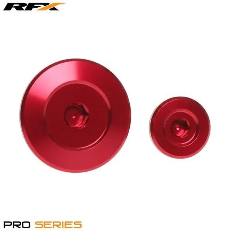 RFX Pro Motor Verteilerkappensatz (Rot) - Yamaha YZF25/YZF450
