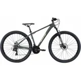 Bikestar Hardtail Aluminium MTB 29 Zoll (73,66cm), grün Beige