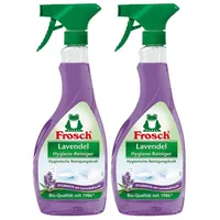 FROSCH 2x Frosch Lavendel Hygiene-Reiniger 500 ml Sprühflasche Spezialwaschmittel