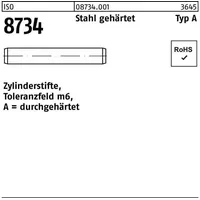 Industrial Quality Supplies ISO 8734 Zylinderstifte Stahl 3 m6