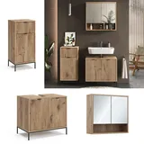 Vicco Badmöbel-Set Eliza Viking Oak 3 Teile