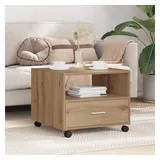 vidaXL Couchtisch Artisan-Eiche Braun 55 x 55 x 45 cm