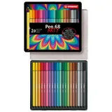 Stabilo Pen 68 Metalletui 20 St.